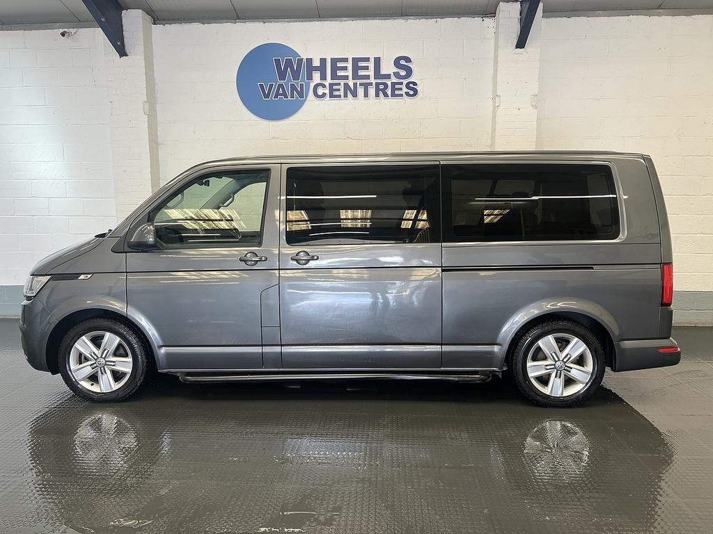 Volkswagen Transporter Shuttle Transporter Shuttle 2.0 Tdi Se Dsg Lwb Euro 6 Ss OV21KMK Grey #2