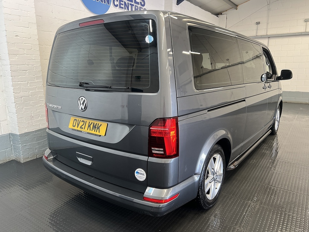 Volkswagen Transporter Shuttle Transporter Shuttle 2.0 Tdi Se Dsg Lwb Euro 6 Ss OV21KMK Grey #5