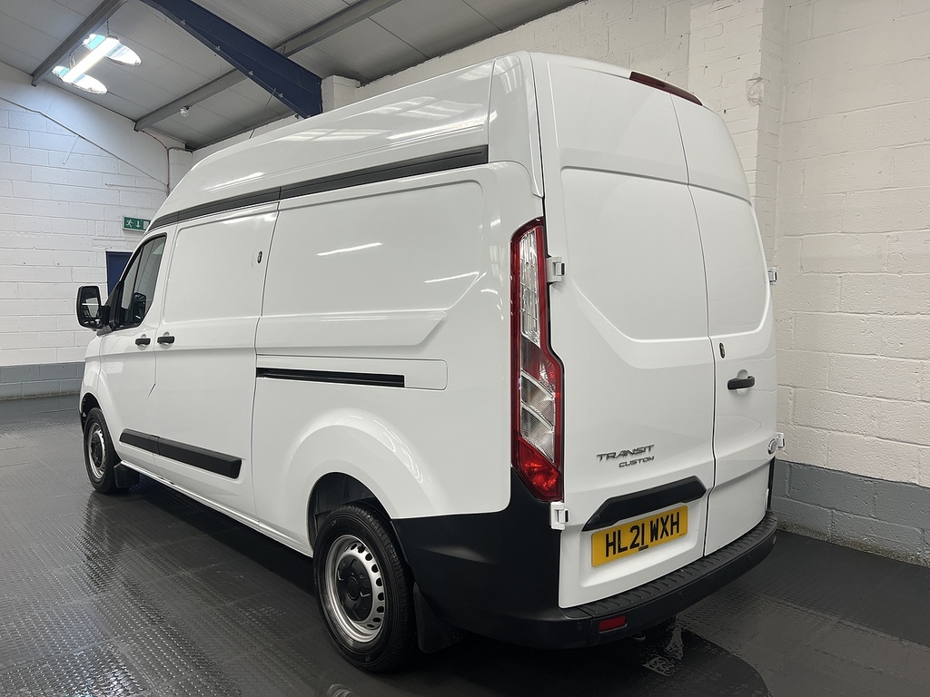 Ford Transit Custom Transit Custom 2.0 300 Ecoblue Leader L2 H2 Euro 6 HL21WXH White #3