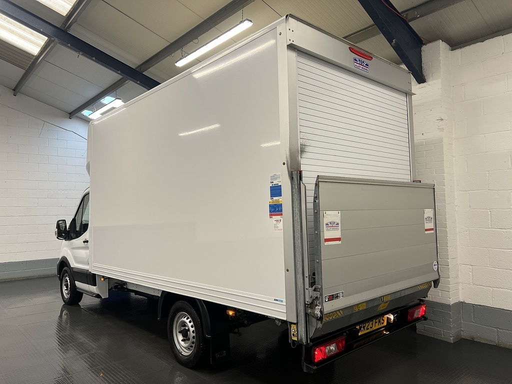 Ford Transit Custom 2.0 350 Ecoblue Leader Luton Van WR23FKS White #3
