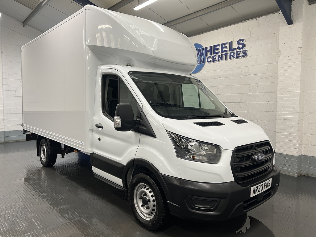 Ford Transit Custom 2.0 350 Ecoblue Leader Luton Van WR23FKS White #6