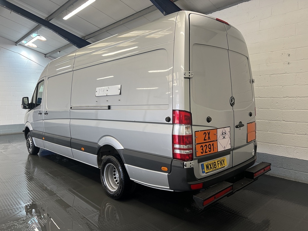 Mercedes-Benz Sprinter Sprinter 2.1 514 Cdi Blueefficiency Panel Van MX18FNY White #3