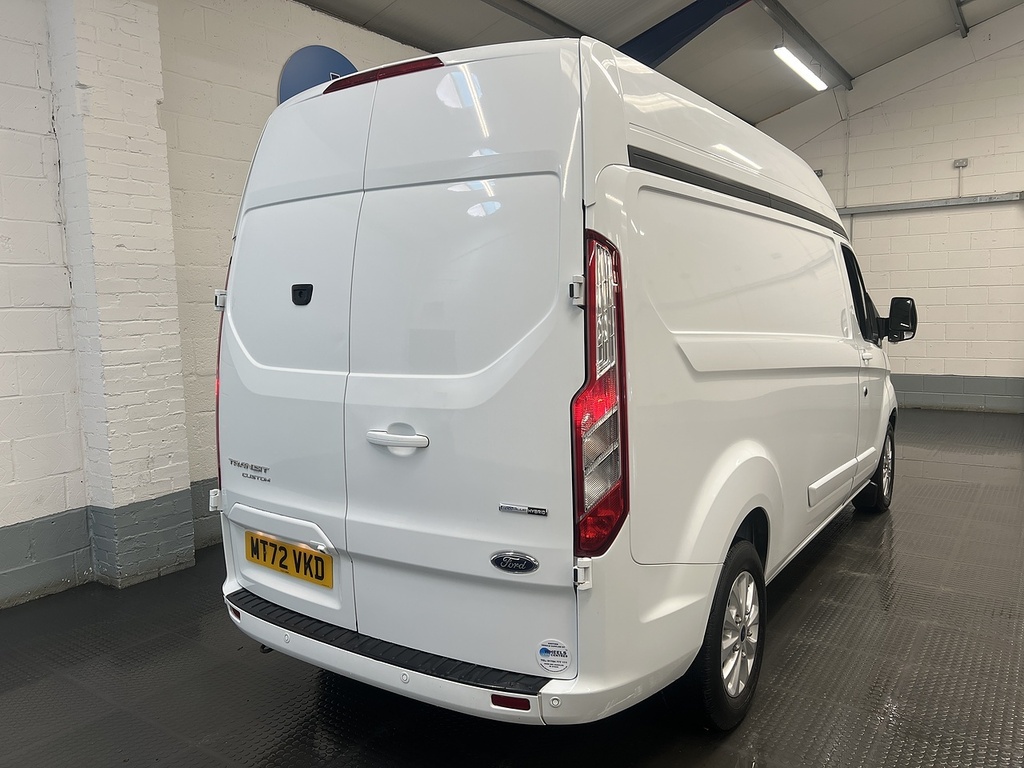 Ford Transit Custom 2.0 300 Ecoblue Mhev Limited Panel Van MT72VKD White #5