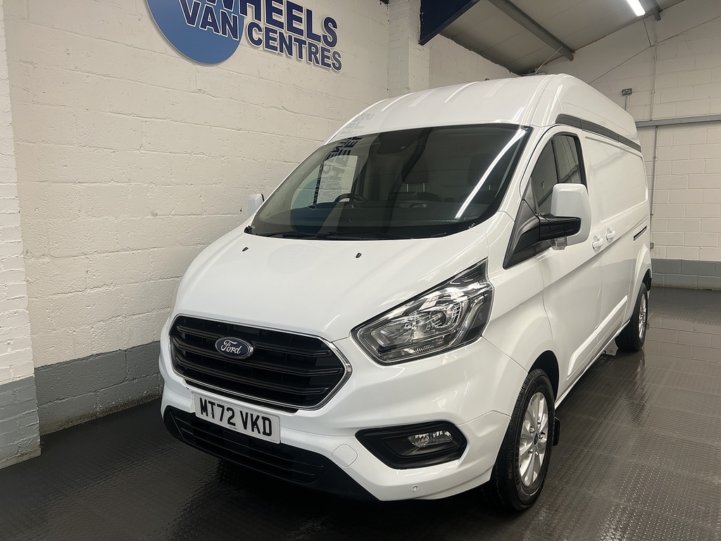 Ford Transit Custom 2.0 300 Ecoblue Mhev Limited Panel Van MT72VKD White