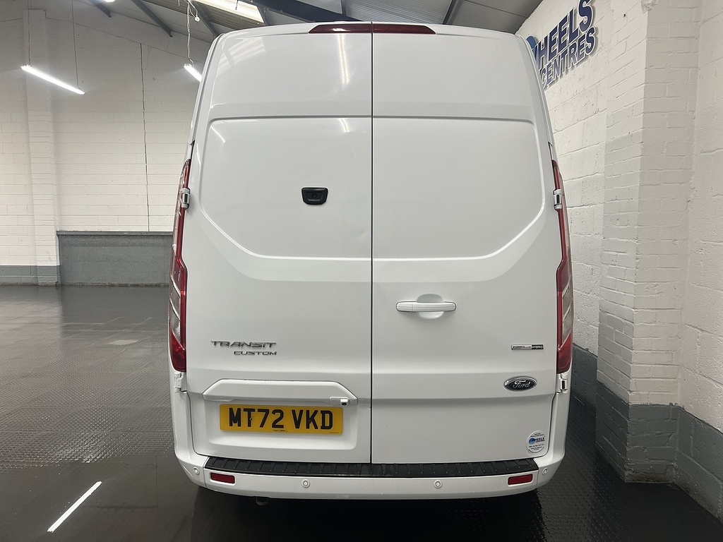 Ford Transit Custom 2.0 300 Ecoblue Mhev Limited Panel Van MT72VKD White #4