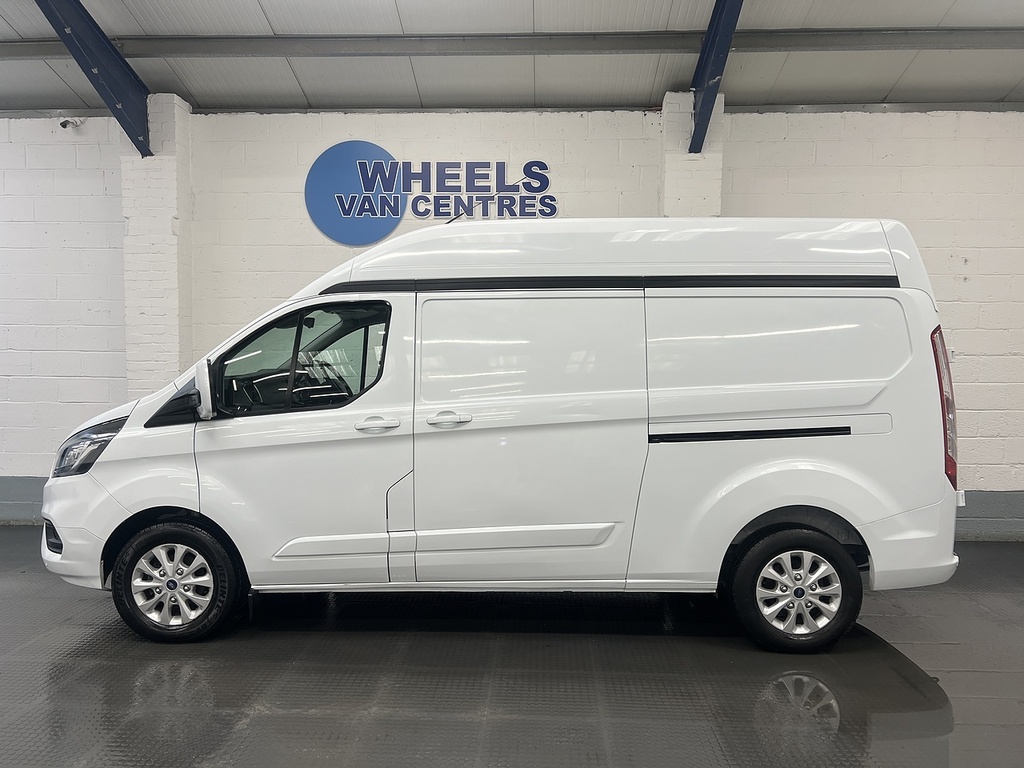 Ford Transit Custom 2.0 300 Ecoblue Mhev Limited Panel Van MT72VKD White #2