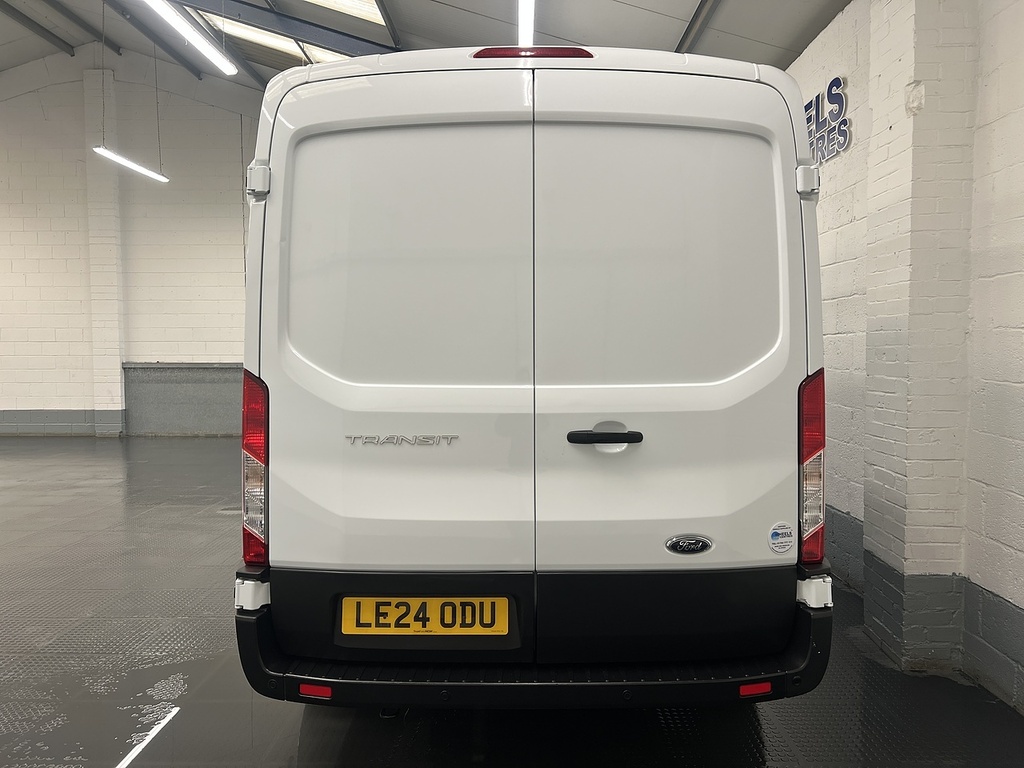 Ford Transit Custom 2.0 350 Ecoblue Trend Crew Van Double Cab Dies LE24ODU White #4