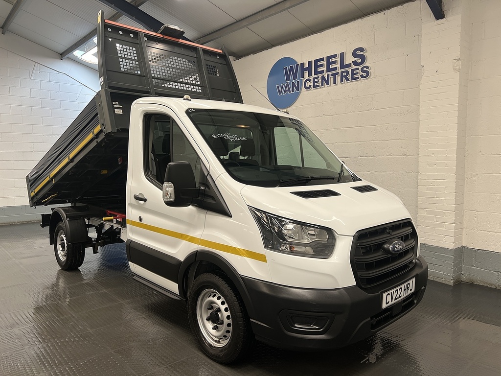 Ford Transit Custom 2.0 350 Ecoblue Leader Tipper Fw CV22HPJ White #6