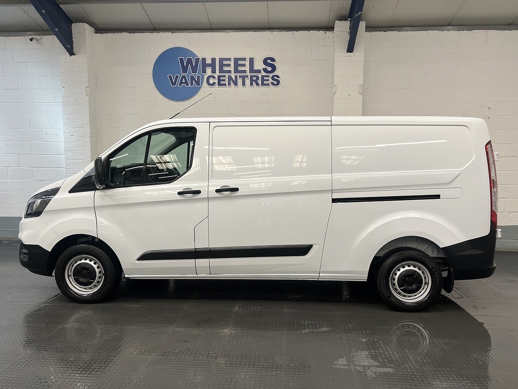 Ford Transit Custom 2.0 300 Ecoblue Leader Panel Van YM23SZX White #2