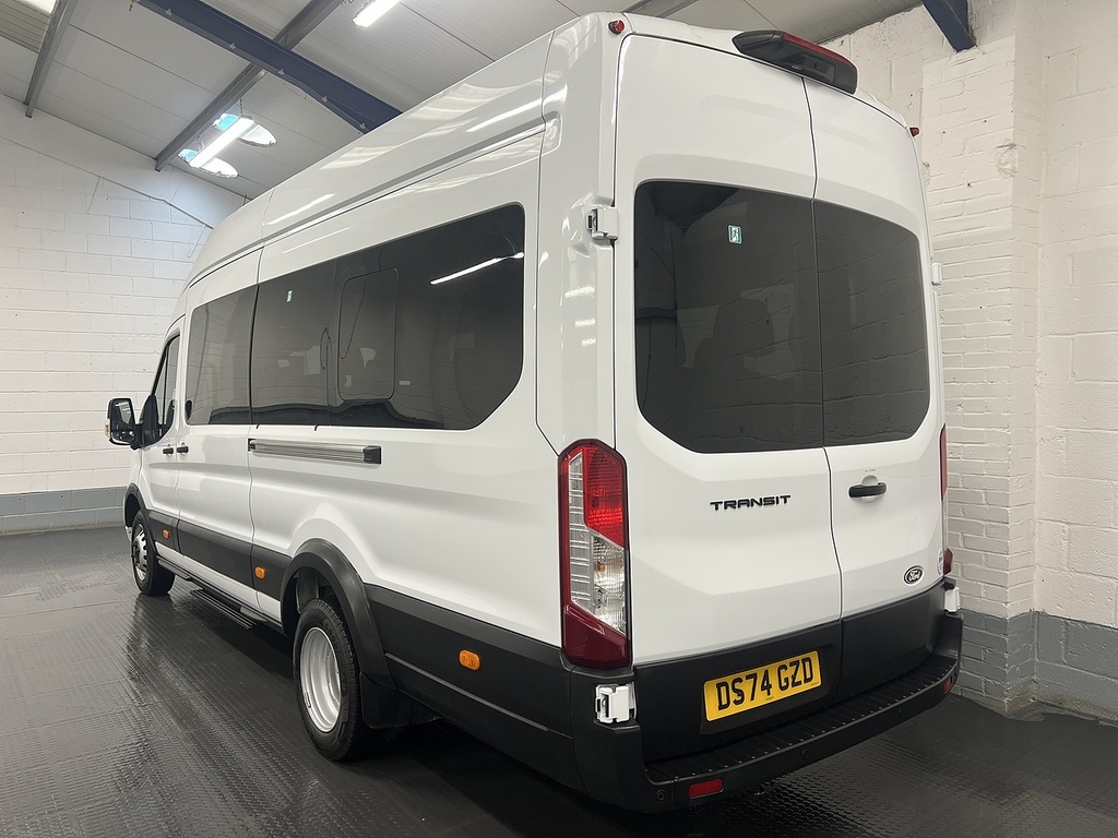 Ford Transit Custom 2.0 460 Ecoblue Limited Minibus Double Cab Die DS74GZD White #3