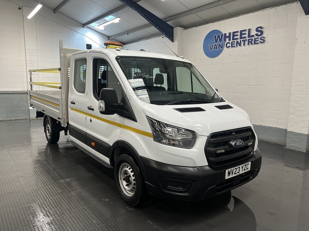 Ford Transit Custom 350 Ecoblue Leader 2.0 Double Cab L3dropside WV23YZC White #5