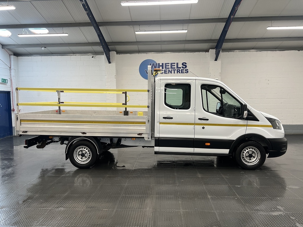 Ford Transit Custom 350 Ecoblue Leader 2.0 Double Cab L3dropside WV23YZC White #4