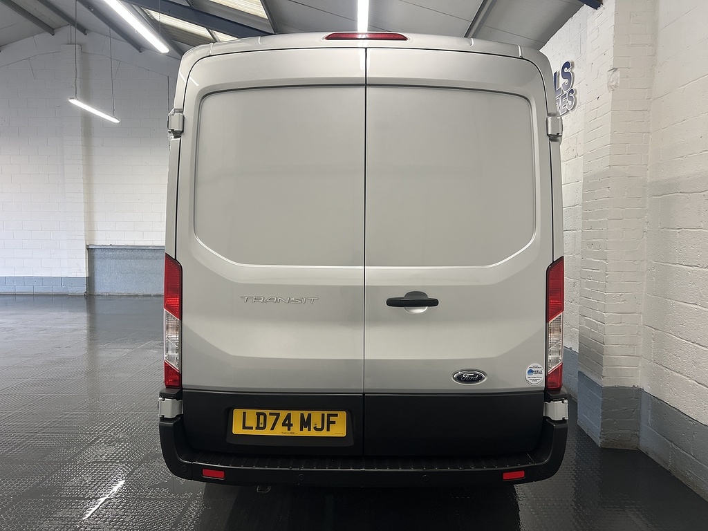 Ford Transit Custom 2.0 350 Ecoblue Trend Crew Van Double Cab Dies LD74MJF Silver #4