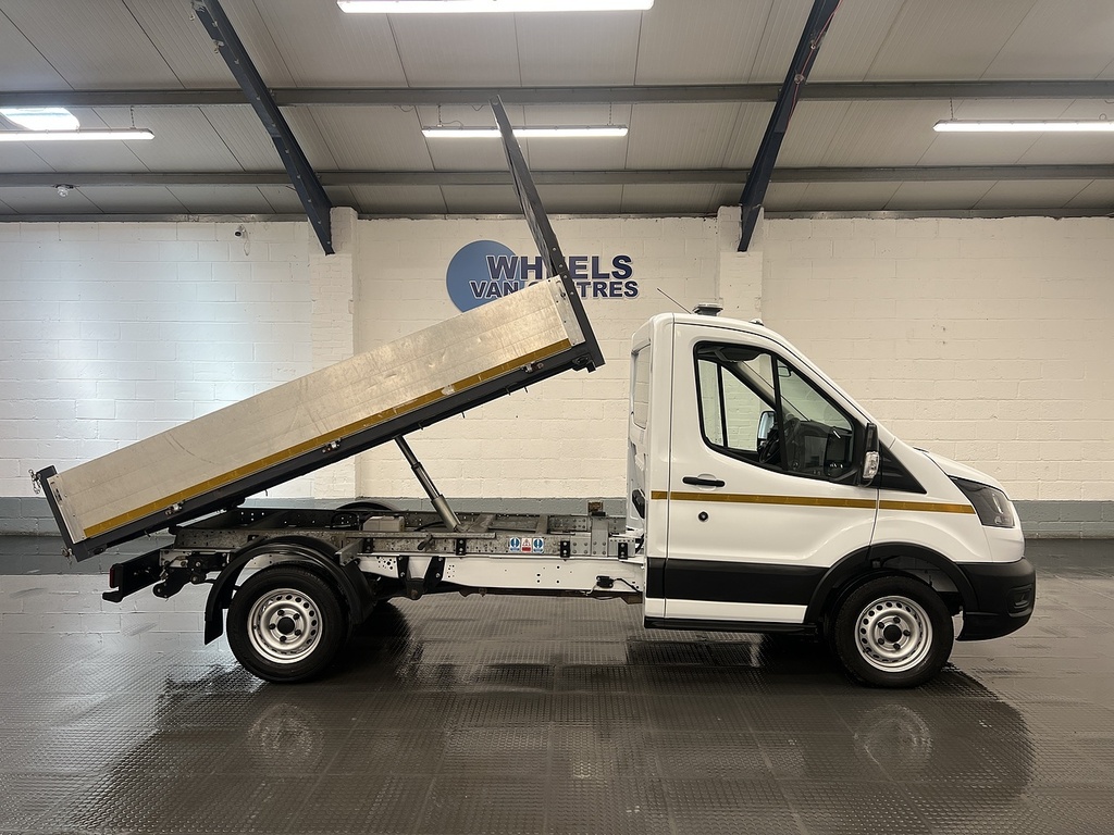 Ford Transit Custom 350 Ecoblue Leader 2.0 Tipper WN24XBC White #3