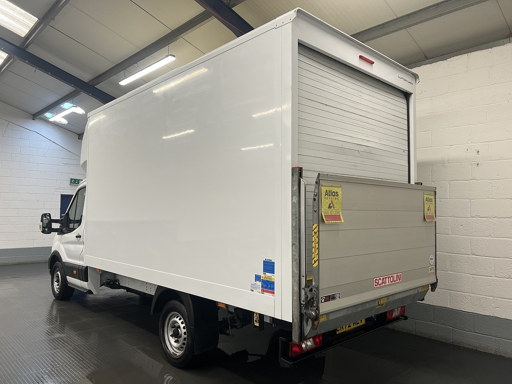 Ford Transit Custom 350 Ecoblue Leader 2.0 Luton CK72WEV White #3
