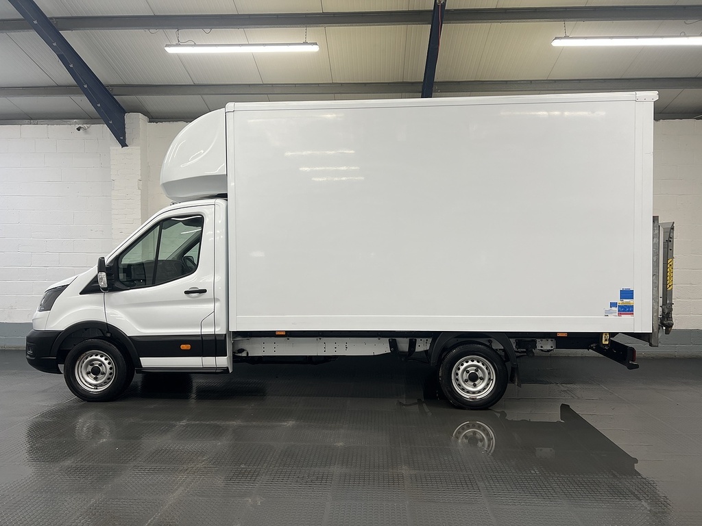 Ford Transit Custom 350 Ecoblue Leader 2.0 Luton CK72WEV White #2