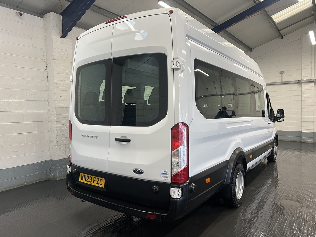 Ford Transit Custom 2.0 460 Ecoblue Leader Minibus Double Cab Dies WN23FZC White #5