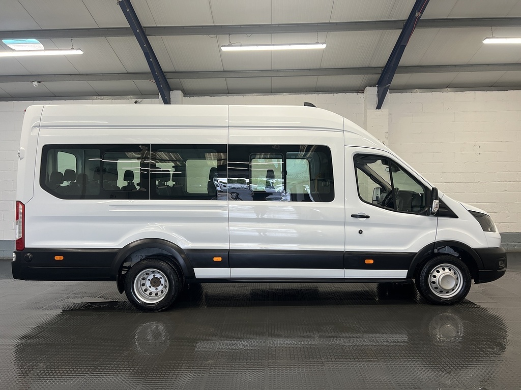 Ford Transit Custom 2.0 460 Ecoblue Leader Minibus Double Cab Dies WN23FZC White #6