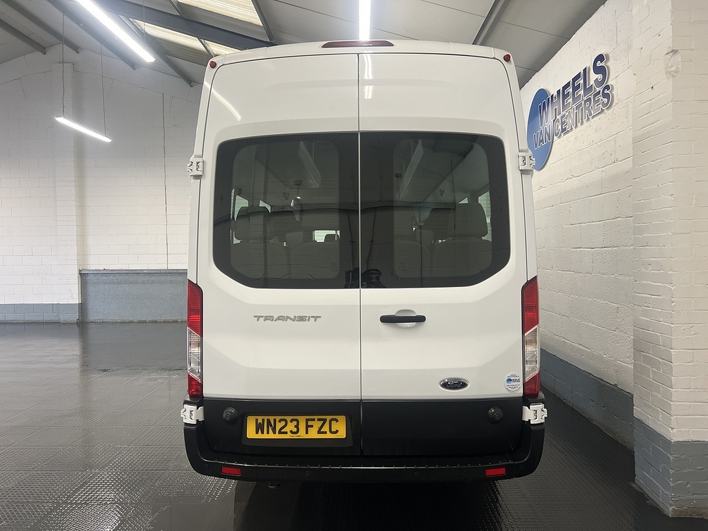 Ford Transit Custom 2.0 460 Ecoblue Leader Minibus Double Cab Dies WN23FZC White #4