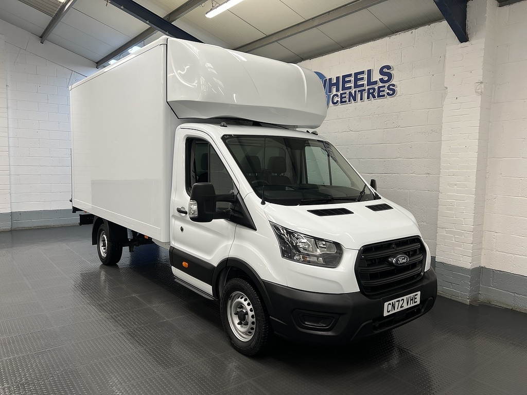 Ford Transit Custom 350 Ecoblue Leader 2.0 Luton CN72VHE White #6