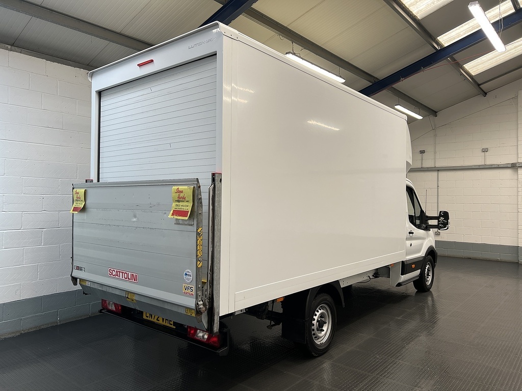 Ford Transit Custom 350 Ecoblue Leader 2.0 Luton CN72VHE White #4