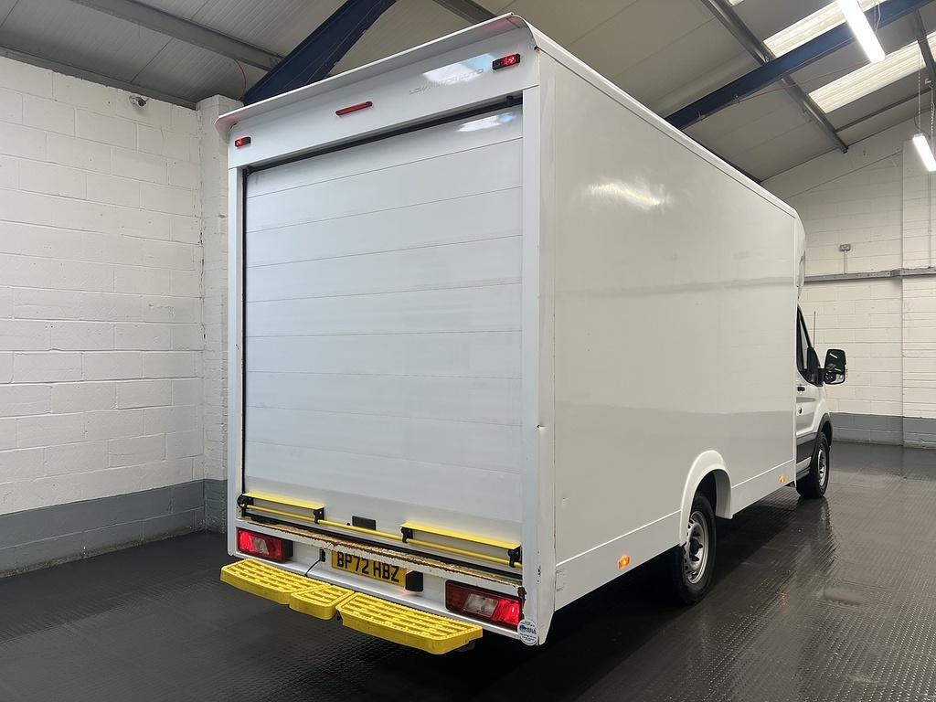 Ford Transit Custom 350 Ecoblue Leader 2.0 Luton BP72HBZ White #5
