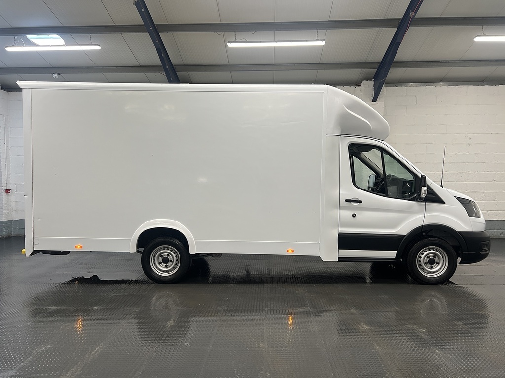 Ford Transit Custom 350 Ecoblue Leader 2.0 Luton BP72HBZ White #6