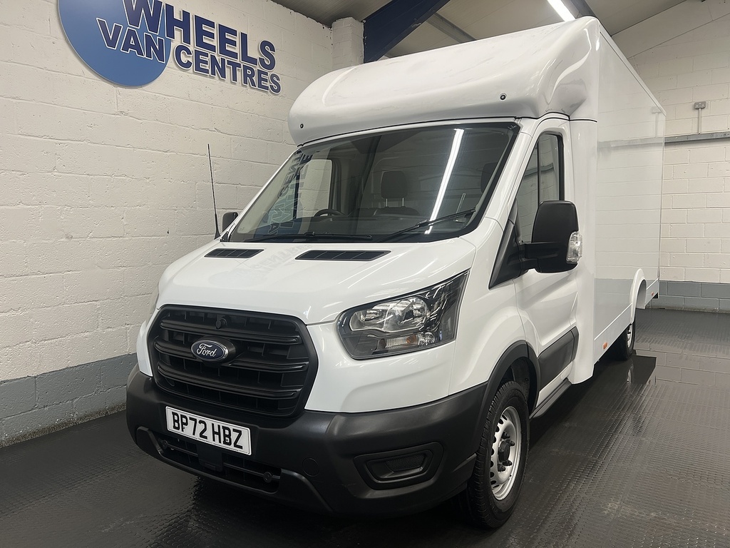 Ford Transit Custom 350 Ecoblue Leader 2.0 Luton BP72HBZ White