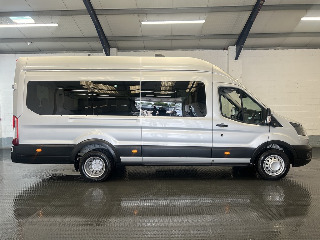 Ford Transit Custom 2.0 460 Ecoblue Trend Minibus Double Cab Diese DT24UEK Silver #6