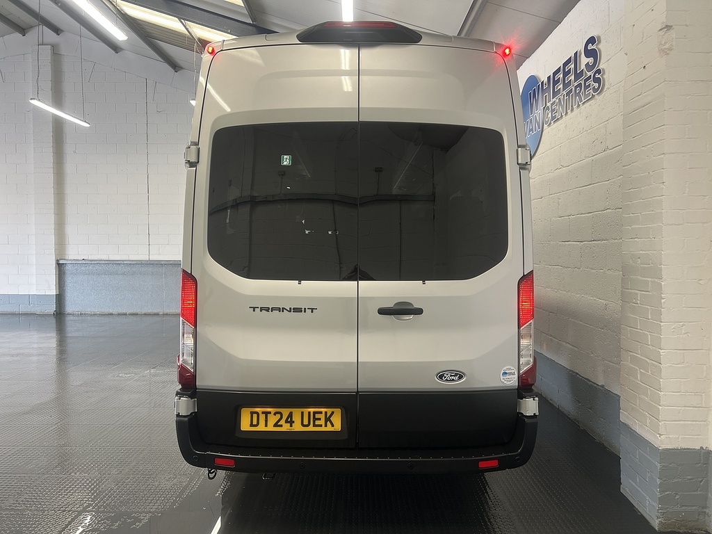 Ford Transit Custom 2.0 460 Ecoblue Trend Minibus Double Cab Diese DT24UEK Silver #4