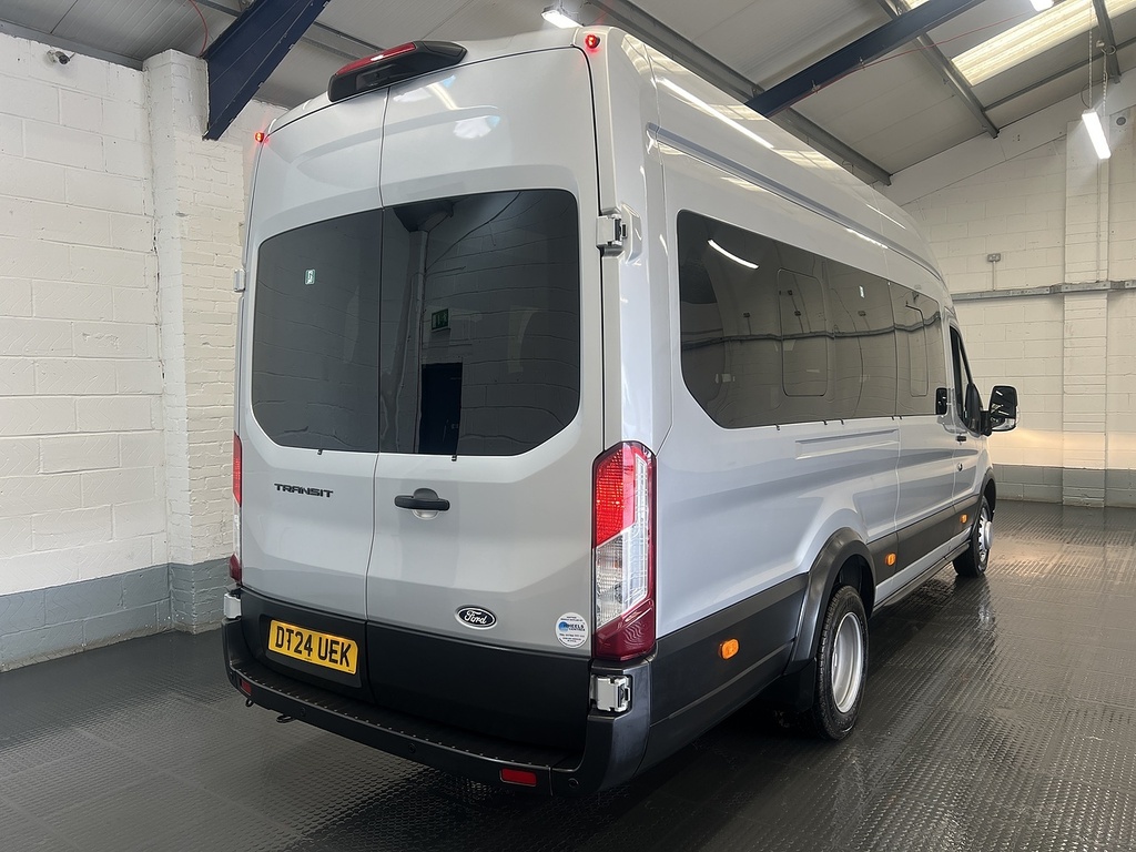 Ford Transit Custom 2.0 460 Ecoblue Trend Minibus Double Cab Diese DT24UEK Silver #5