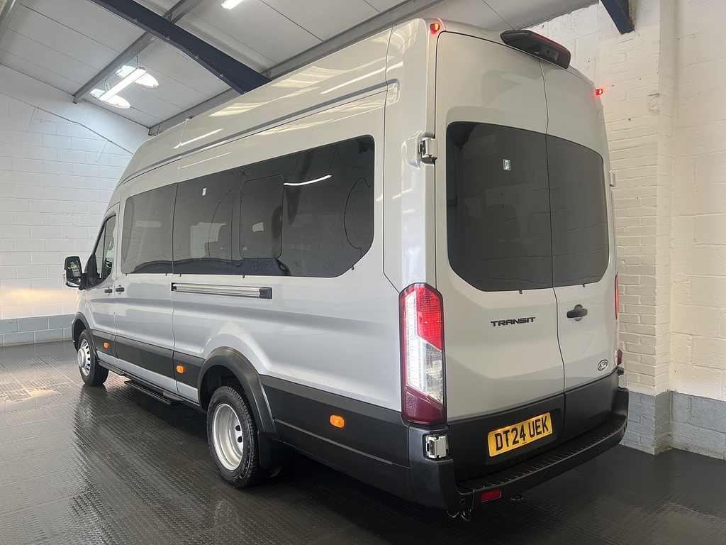 Ford Transit Custom 2.0 460 Ecoblue Trend Minibus Double Cab Diese DT24UEK Silver #3