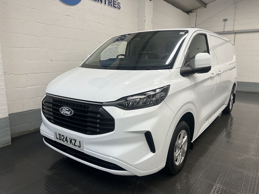 Ford Transit Custom 2.0 300 Ecoblue Limited Panel Van Manua LD24KZJ White