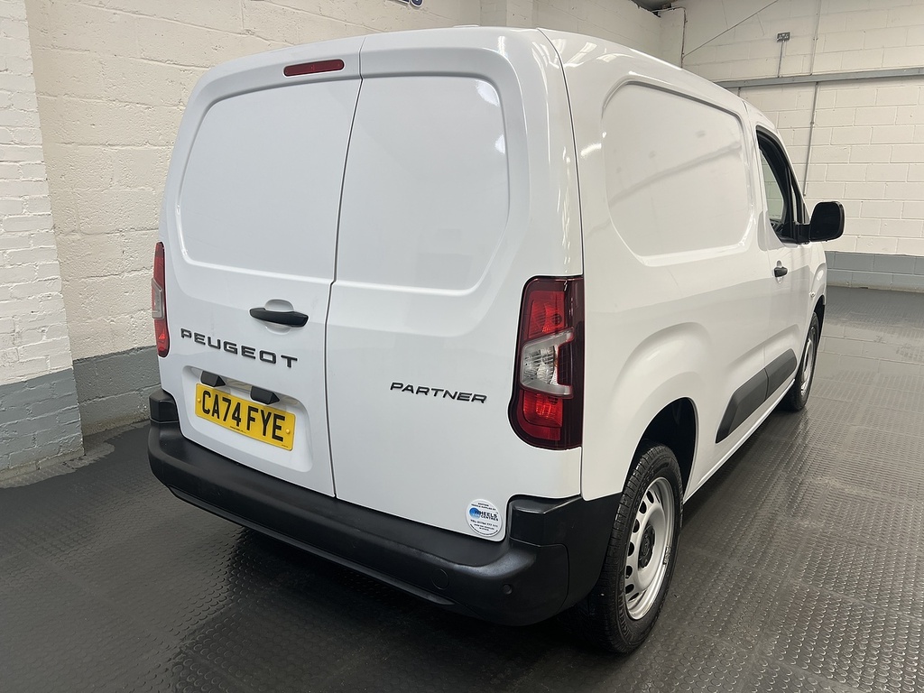 Peugeot Partner 1.5 Bluehdi 1000 Professional Standard Panel Van 5 CA74FYE White #5