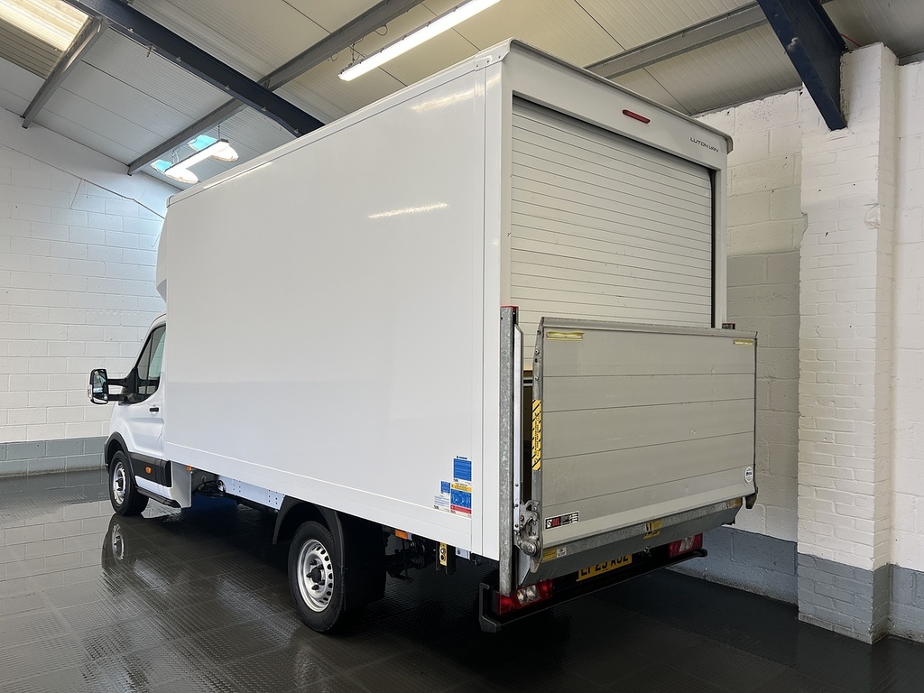 Ford Transit Custom 2.0 350 Ecoblue Leader Luton Van LF23AUZ White #3