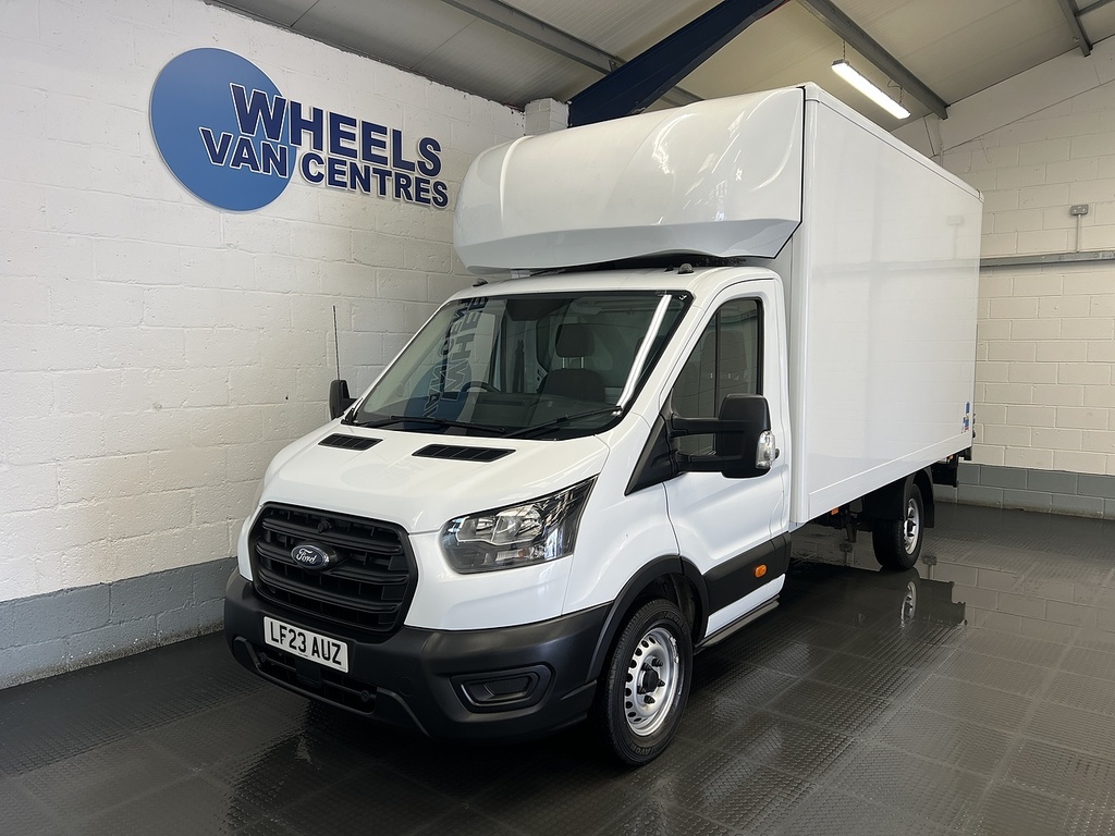 Ford Transit Custom 2.0 350 Ecoblue Leader Luton Van LF23AUZ White