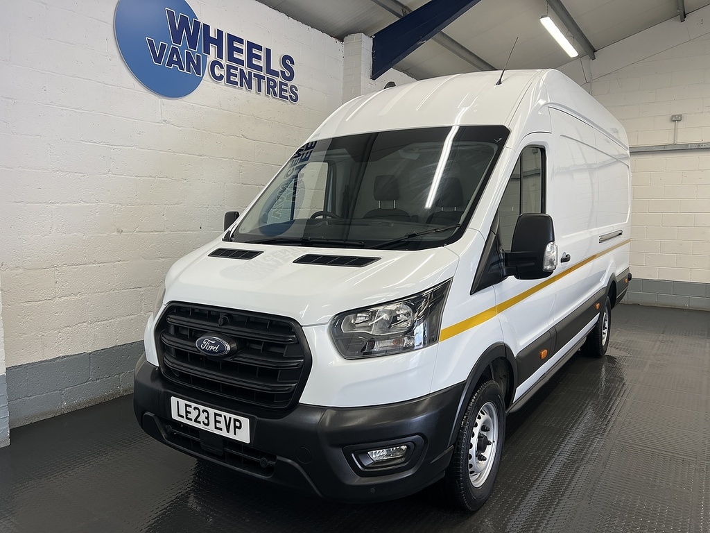 Ford Transit Custom 2.0 350 Ecoblue Leader Panel Van LE23EVP White