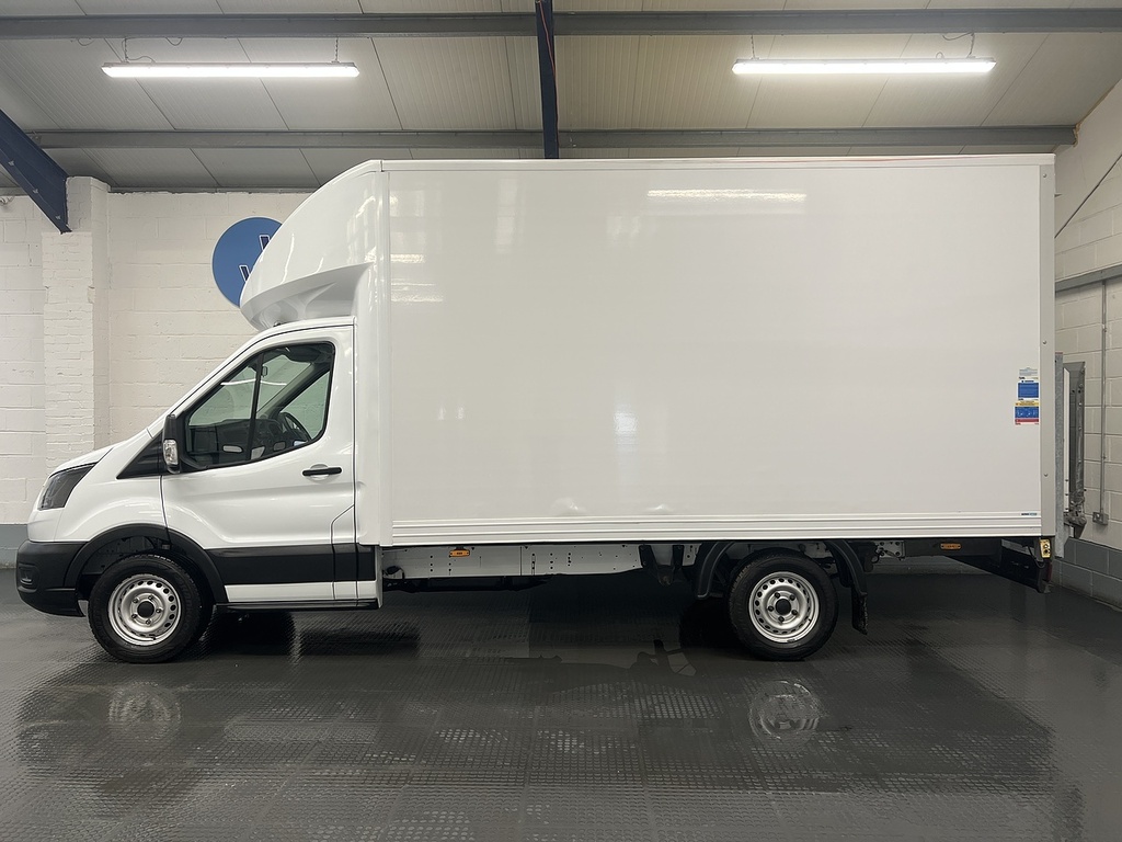 Ford Transit Custom 350 Ecoblue Leader 2.0 Luton WN72UXD White #2