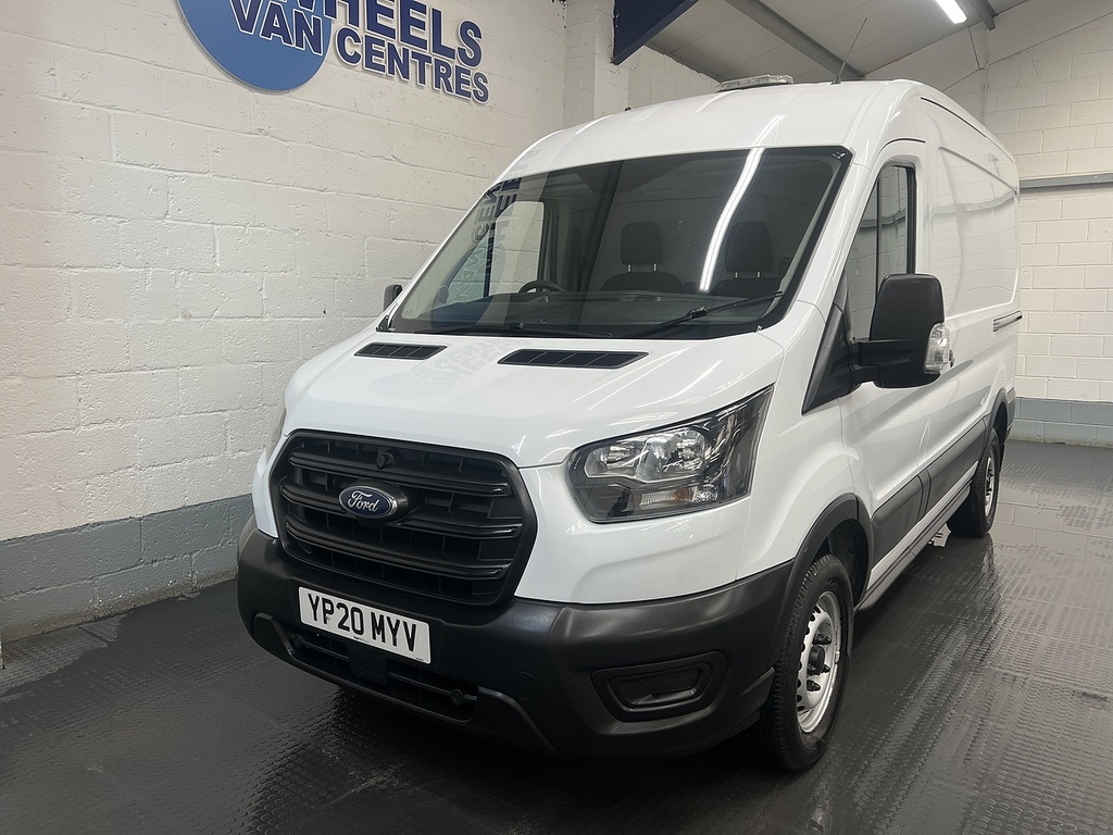 Ford Transit Custom 2.0 350 Ecoblue Leader Panel Van YP20MYV White