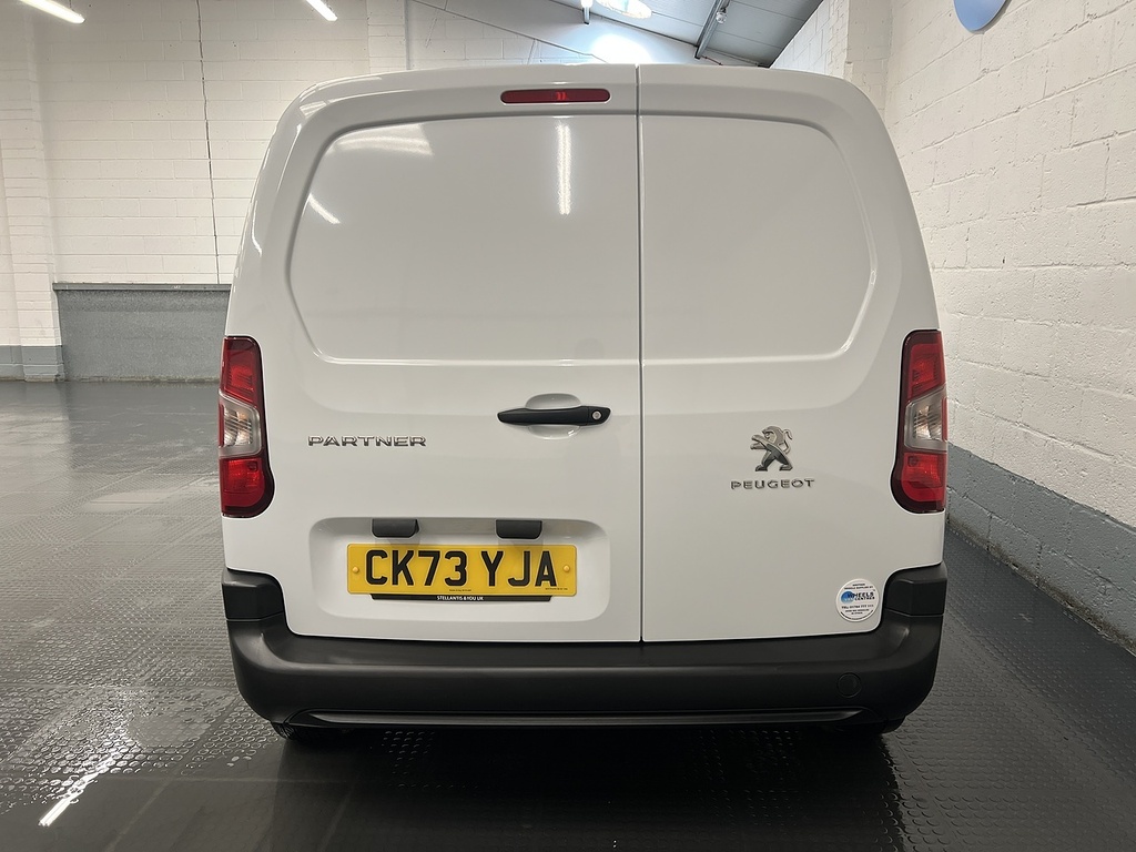 Peugeot Partner 1.5 Bluehdi 1000 Professional Premium Standard P CK73YJA White #4
