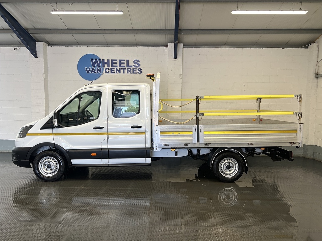 Ford Transit Custom 350 Ecoblue Leader 2.0 Double Cab L3dropside WV23YZD White #2