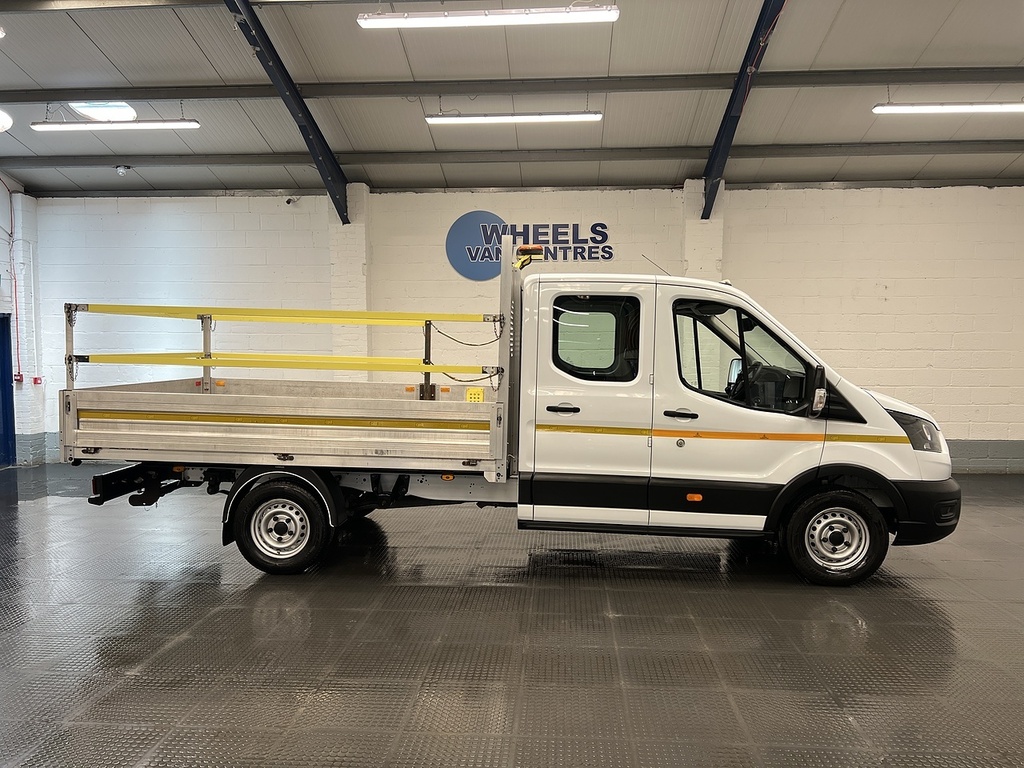 Ford Transit Custom 350 Ecoblue Leader 2.0 Double Cab L3dropside WV23YZD White #3