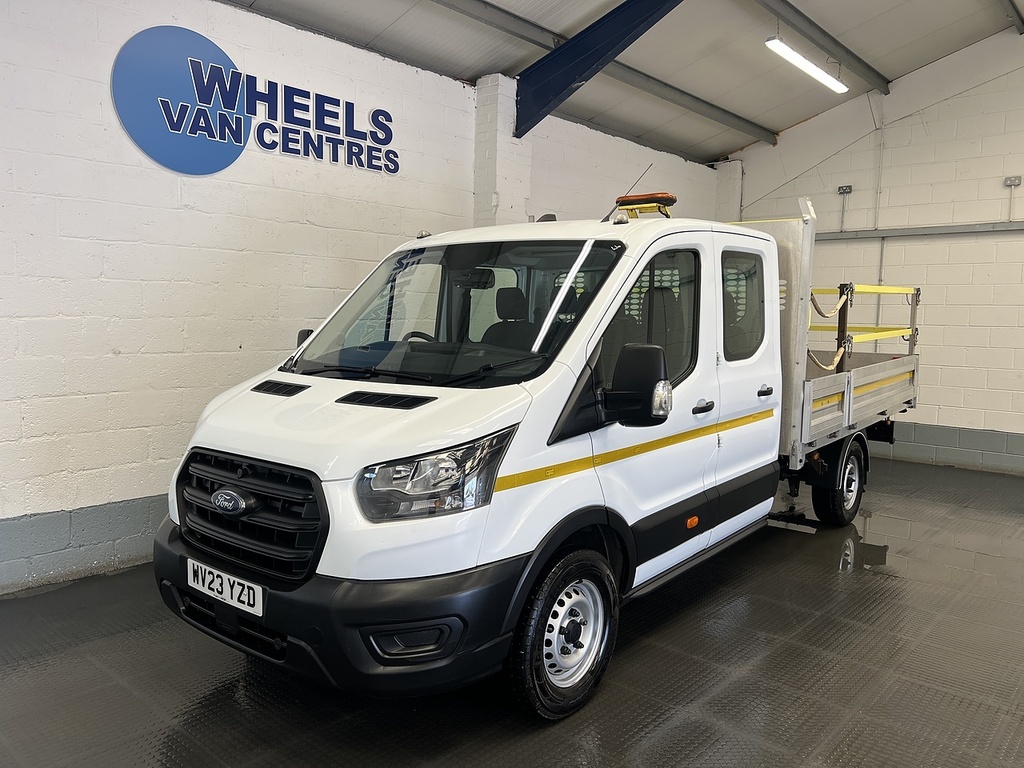 Ford Transit Custom 350 Ecoblue Leader 2.0 Double Cab L3dropside WV23YZD White