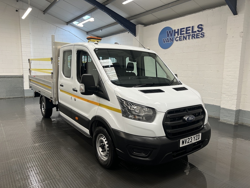 Ford Transit Custom 350 Ecoblue Leader 2.0 Double Cab L3dropside WV23YZD White #4