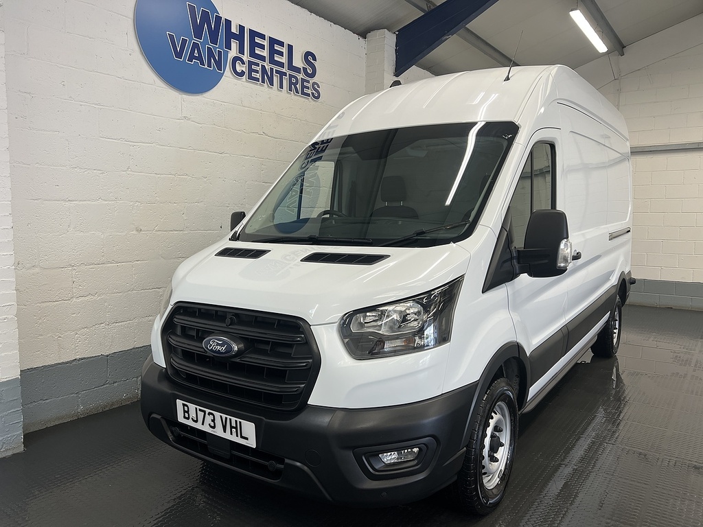Ford Transit Custom 2.0 350 Ecoblue Leader Panel Van BJ73VHL White