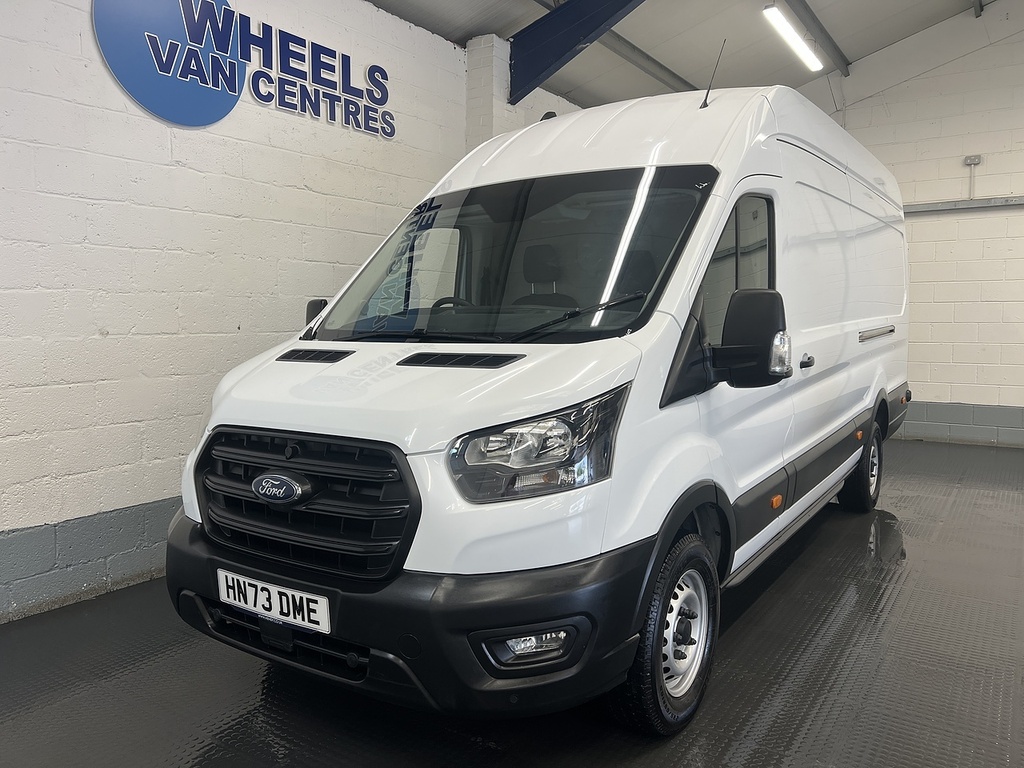 Ford Transit Custom 2.0 350 Ecoblue Hd Leader Panel Van Man HN73DME White