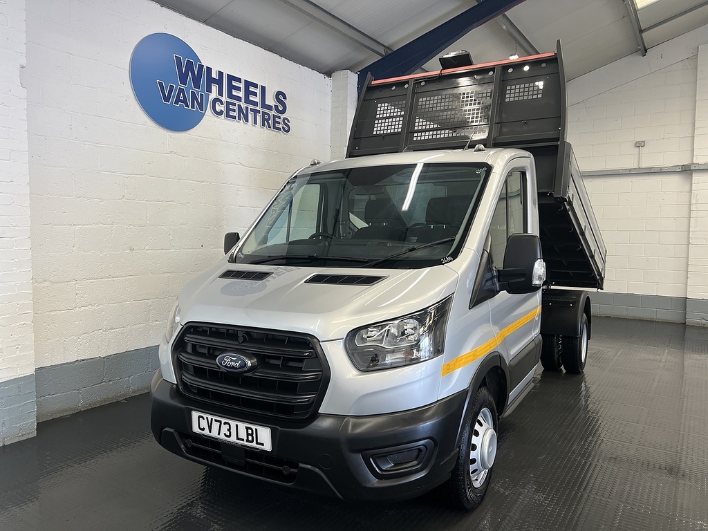 Ford Transit Custom 2.0 350 Ecoblue Hd Leader Tipper CV73LBL Silver