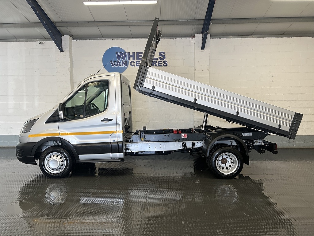 Ford Transit Custom 2.0 350 Ecoblue Hd Leader Tipper CV73LBL Silver #2