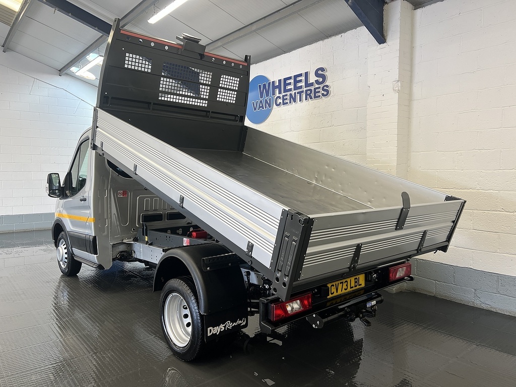 Ford Transit Custom 2.0 350 Ecoblue Hd Leader Tipper CV73LBL Silver #3