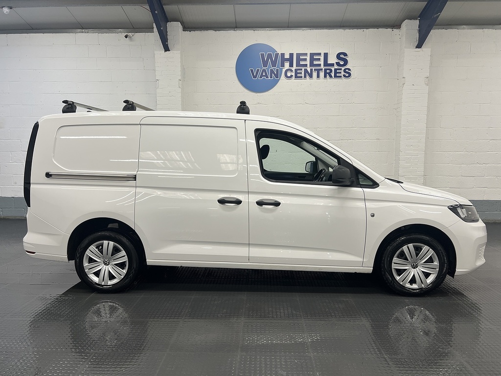 Volkswagen Caddy Maxi 2.0 Tdi C20 Commerce Plus Panel Van 6Dr Man VN72YOL White #6